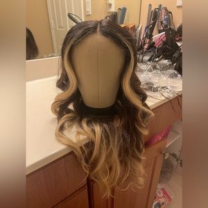 Highlight lace wig